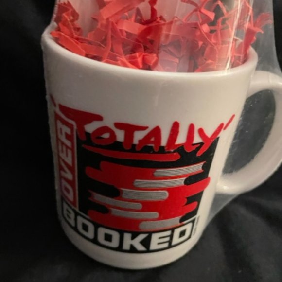 1994 Totally Over Booked Mug Set  Red White Black Abstract design   Pencil Pad - Picture 3 of 7